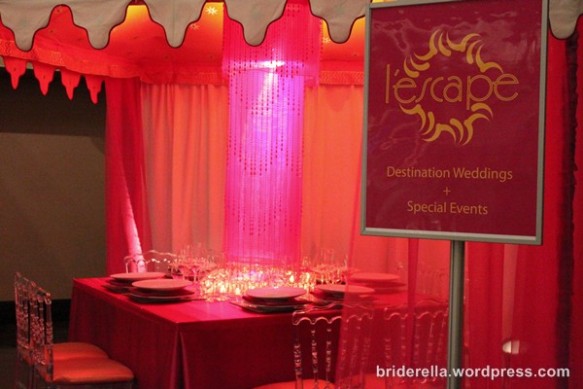 indian or destination wedding decor L'escape is definitely not shy with 